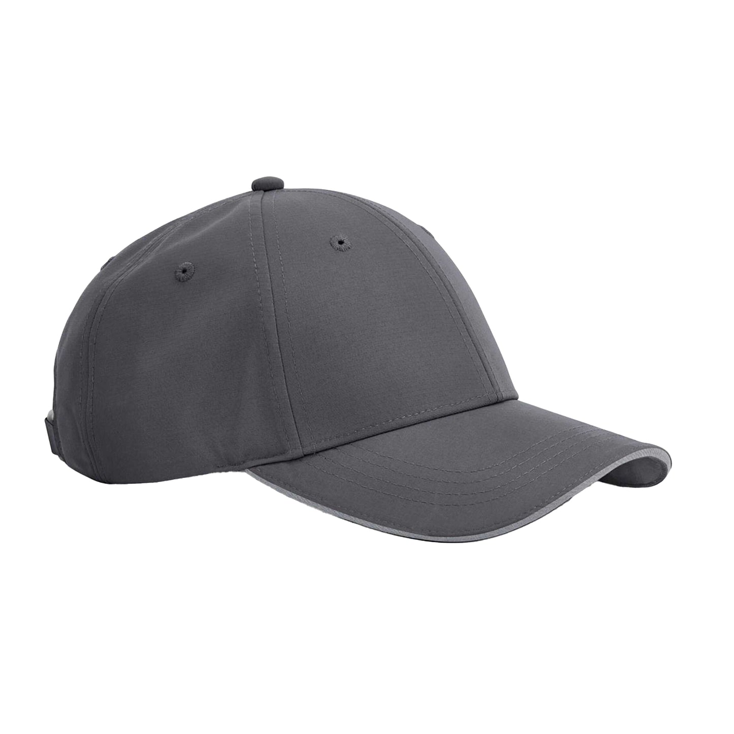 Graphite Grey-Light Grey - Front - Beechfield Team Sports-Tech Baseball Cap