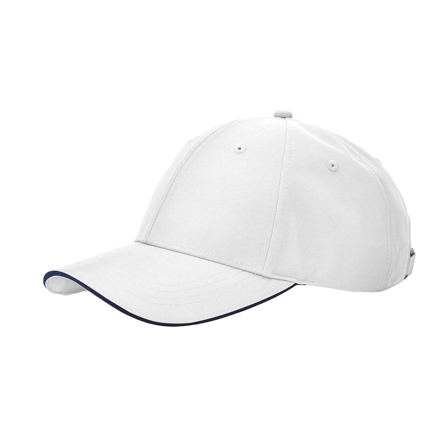 White-French Navy - Back - Beechfield Team Sports-Tech Baseball Cap