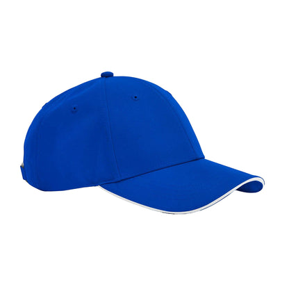 Bright Royal-White - Front - Beechfield Team Sports-Tech Baseball Cap