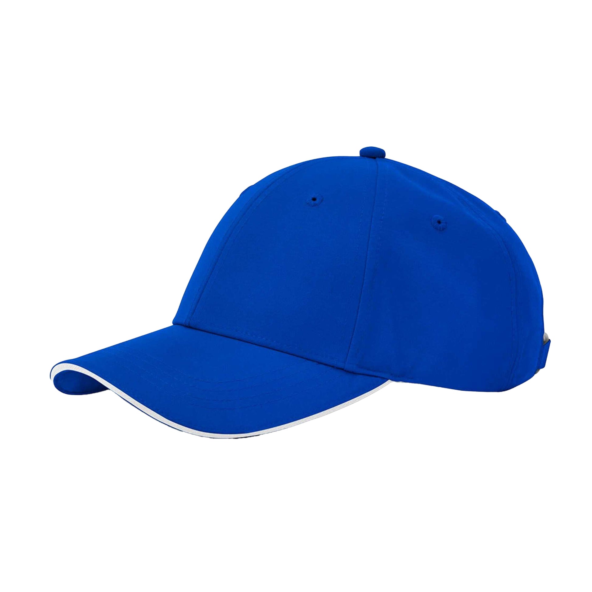Bright Royal-White - Back - Beechfield Team Sports-Tech Baseball Cap