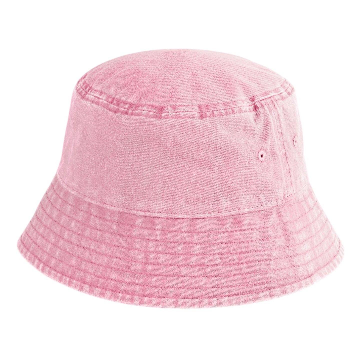 Vintage Dusky Pink - Back - Beechfield Childrens-Kids Vintage Bucket Hat