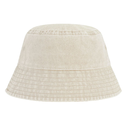 Vintage Sand - Front - Beechfield Childrens-Kids Vintage Bucket Hat