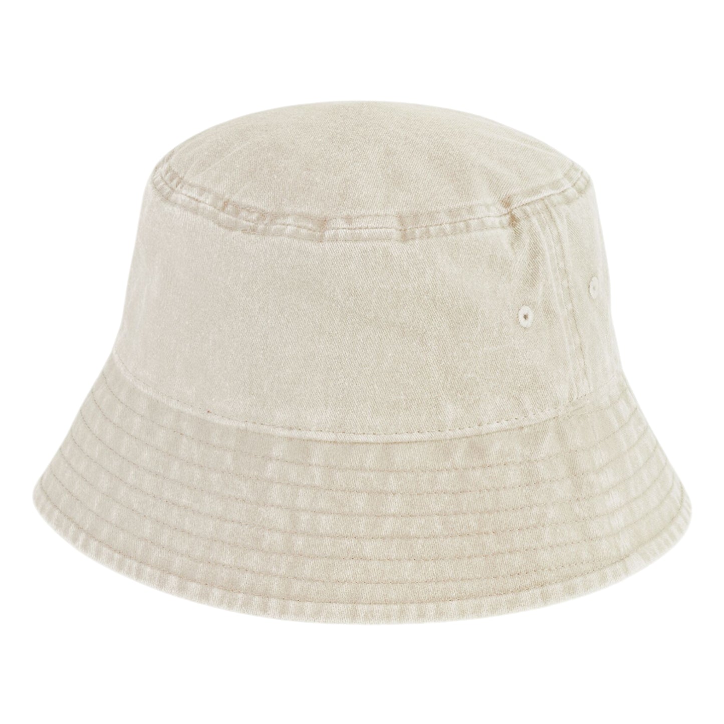 Vintage Sand - Back - Beechfield Childrens-Kids Vintage Bucket Hat