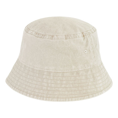 Vintage Sand - Back - Beechfield Childrens-Kids Vintage Bucket Hat