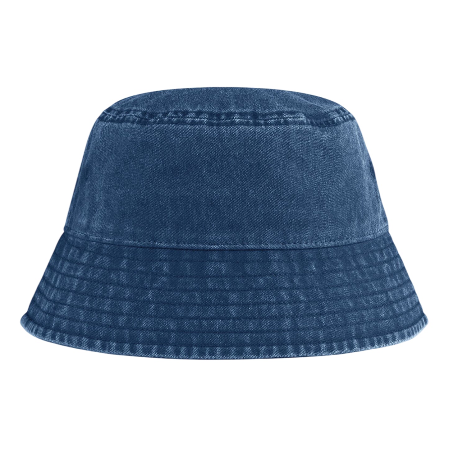 Vintage Denim - Front - Beechfield Childrens-Kids Vintage Bucket Hat