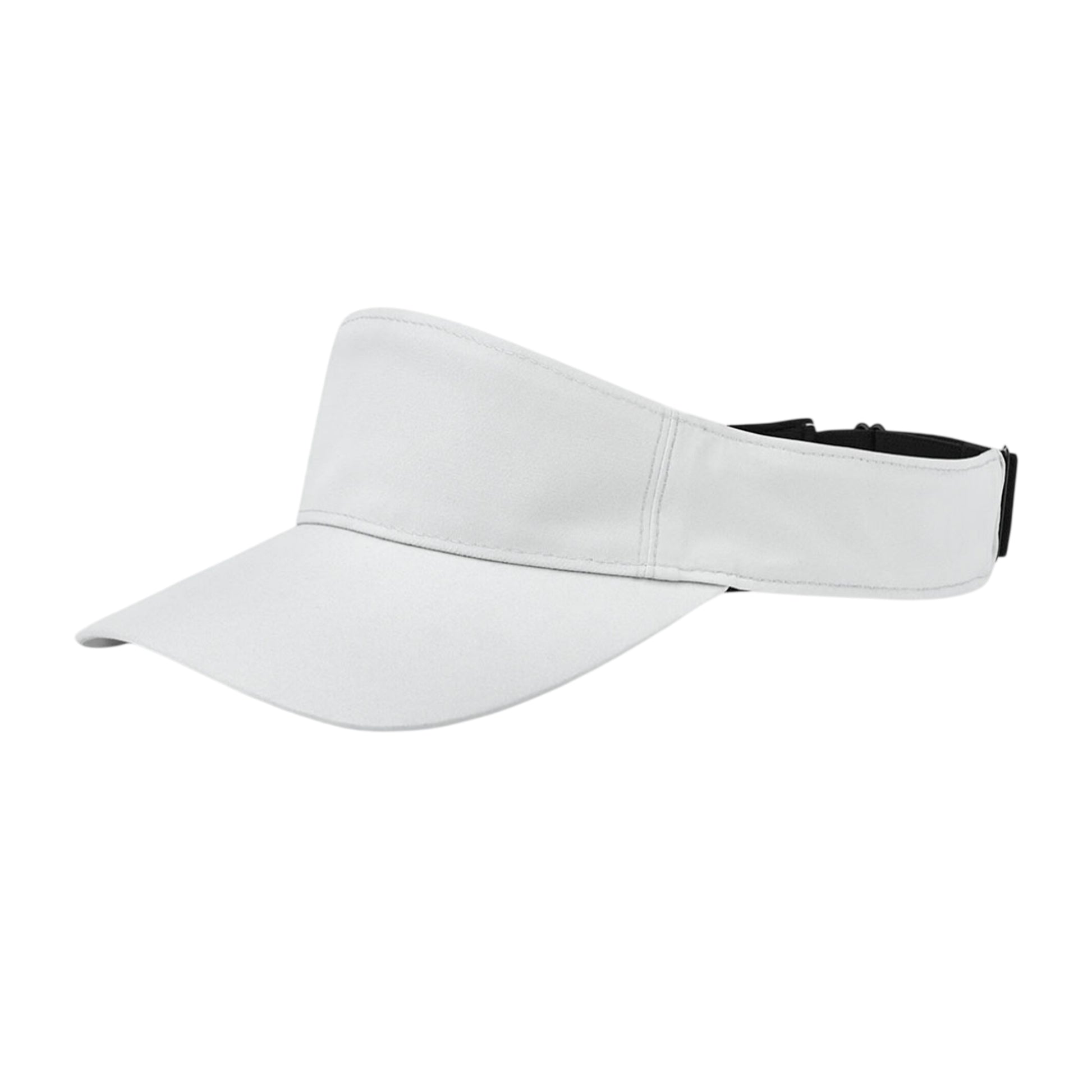 White - Back - Beechfield Performance Visor Cap