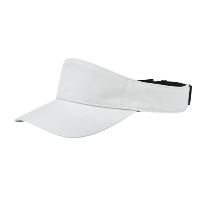 White - Back - Beechfield Performance Visor Cap