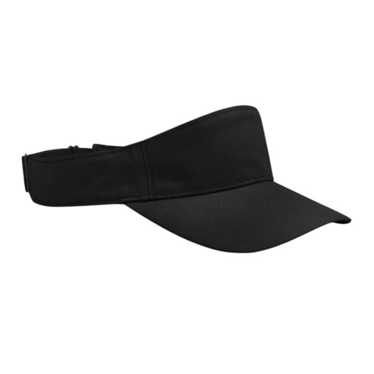 Black - Front - Beechfield Performance Visor Cap