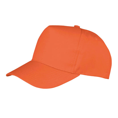 Orange - Front - Result Printers Recycled Baseball Cap