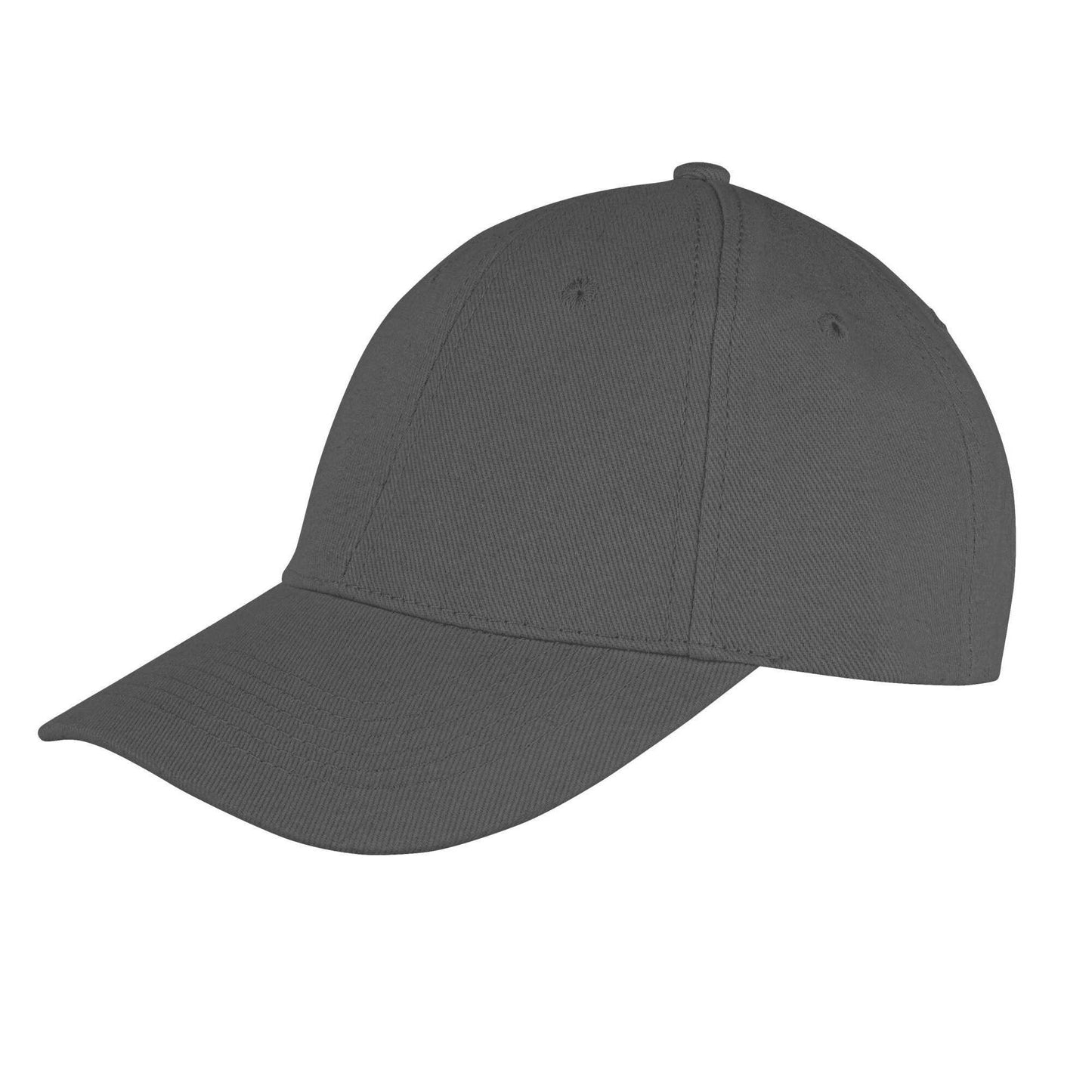 Charcoal Grey - Front - Result Recycled Low Profile Baseball Cap