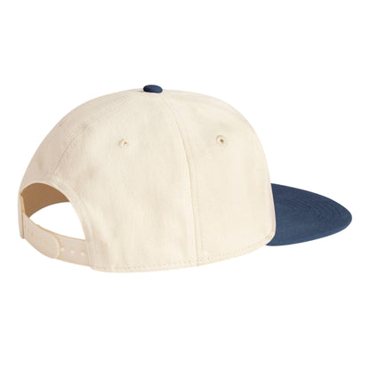 Natural-Navy - Back - Beechfield Unisex Adult Contrast 6 Panel Baseball Cap