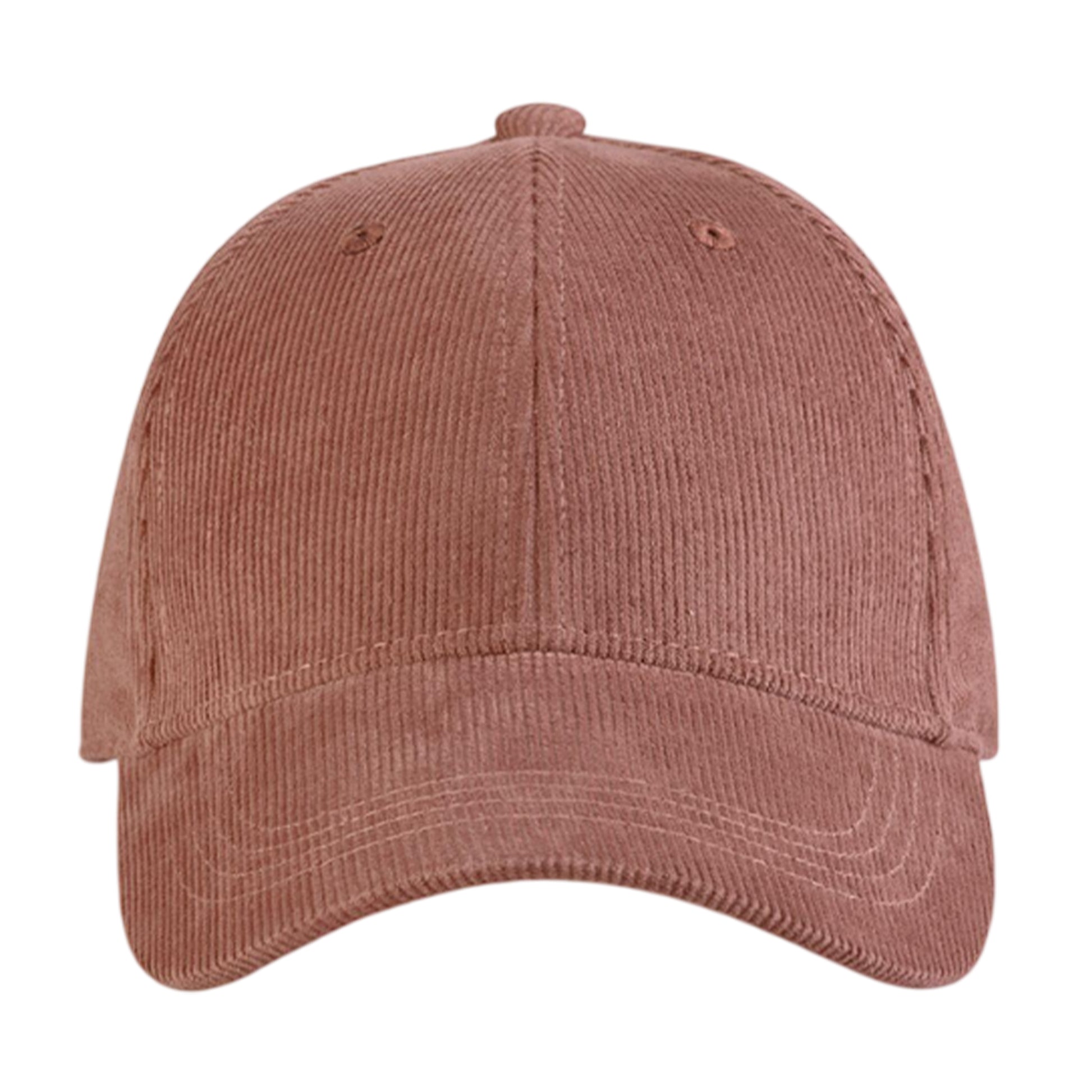 Redwood - Side - Beechfield Unisex Adult EarthAware Cord Organic Baseball Cap