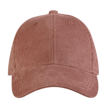 Redwood - Side - Beechfield Unisex Adult EarthAware Cord Organic Baseball Cap