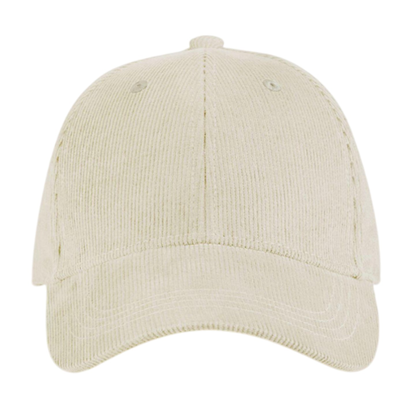 Stone - Side - Beechfield Unisex Adult EarthAware Cord Organic Baseball Cap