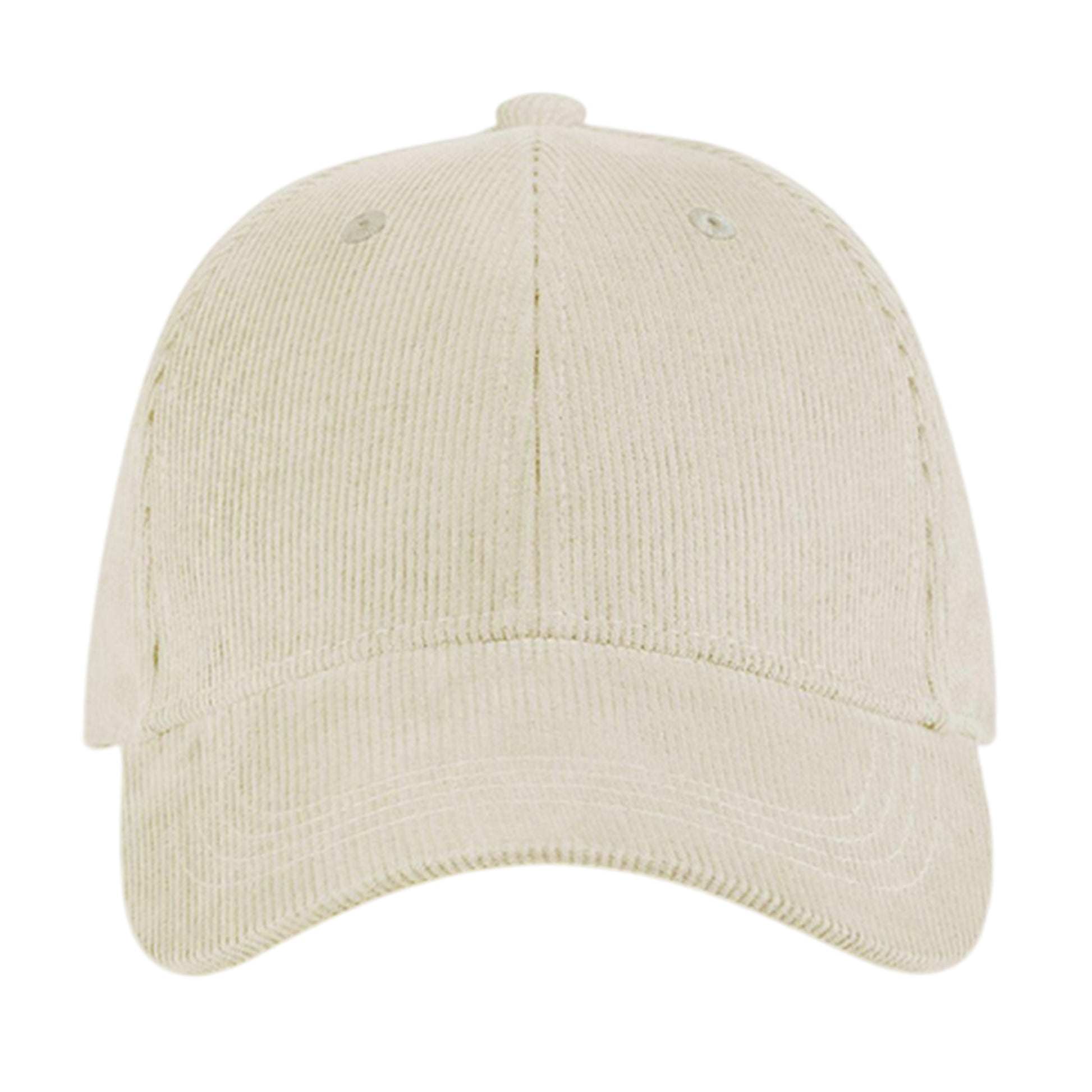 Stone - Side - Beechfield Unisex Adult EarthAware Cord Organic Baseball Cap