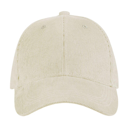 Stone - Side - Beechfield Unisex Adult EarthAware Cord Organic Baseball Cap