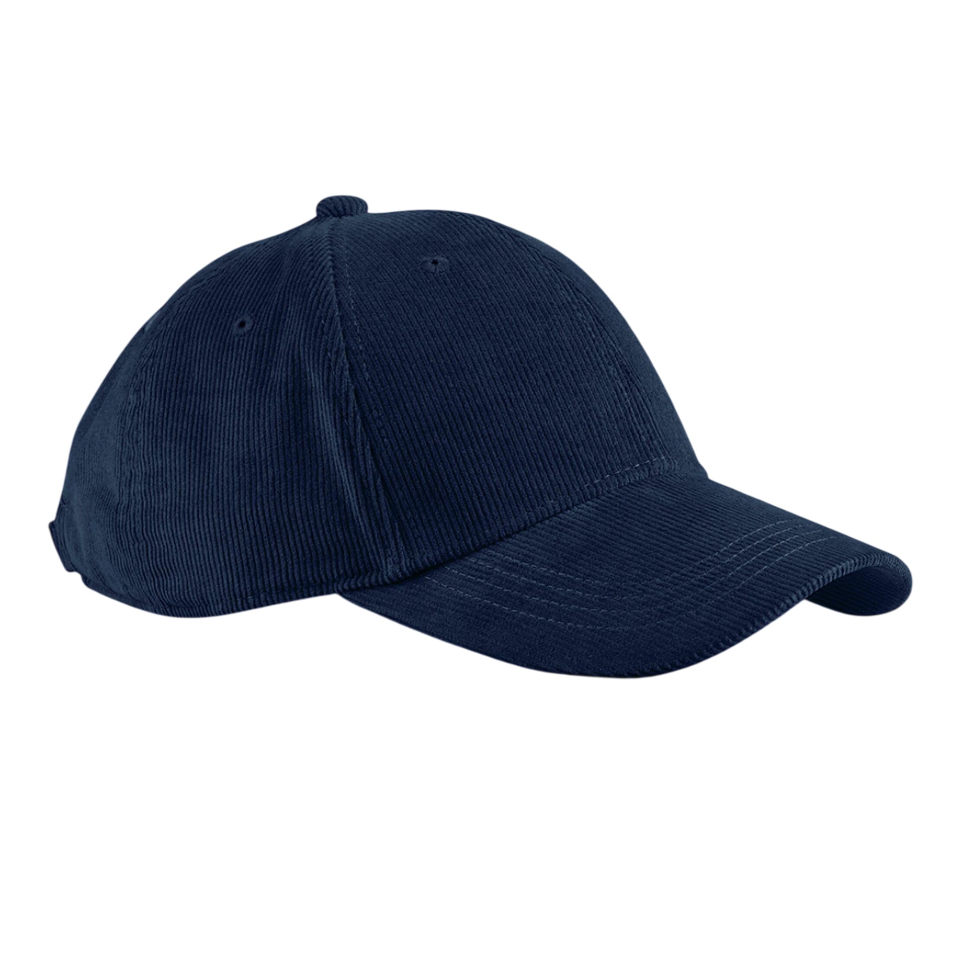 Oxford Navy - Front - Beechfield Unisex Adult EarthAware Cord Organic Baseball Cap