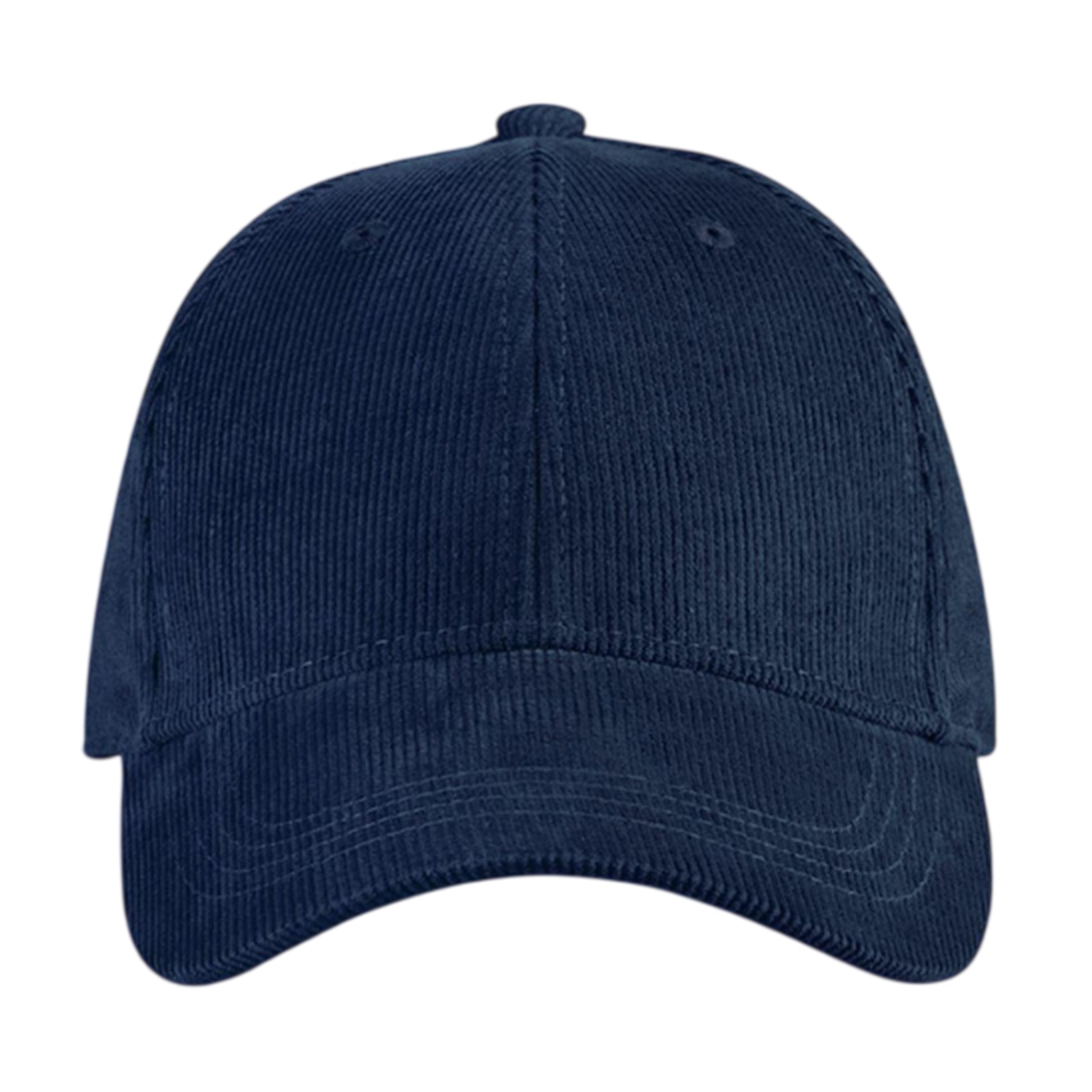 Oxford Navy - Side - Beechfield Unisex Adult EarthAware Cord Organic Baseball Cap