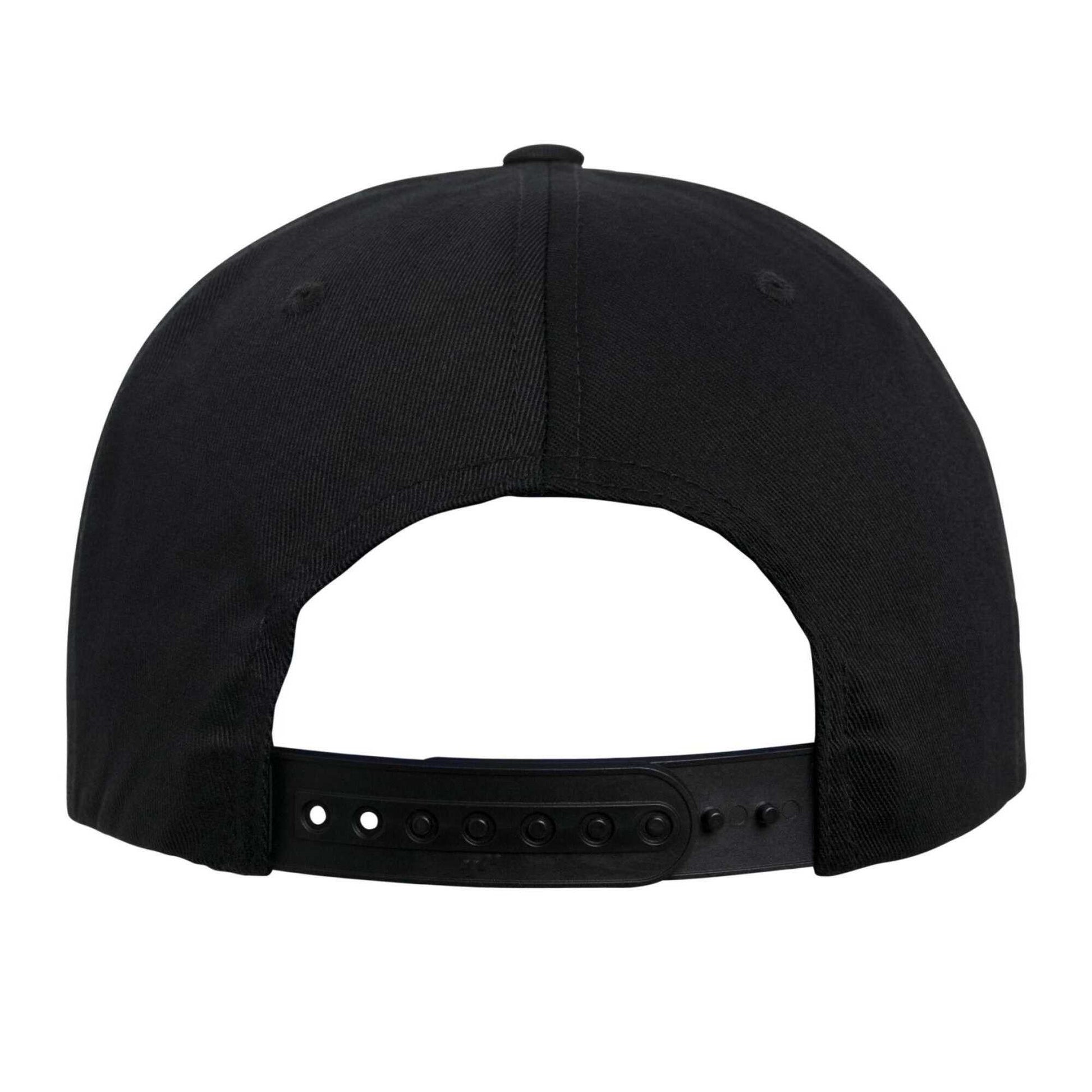 Black - Back - Flexfit Organic Cotton Snapback Cap