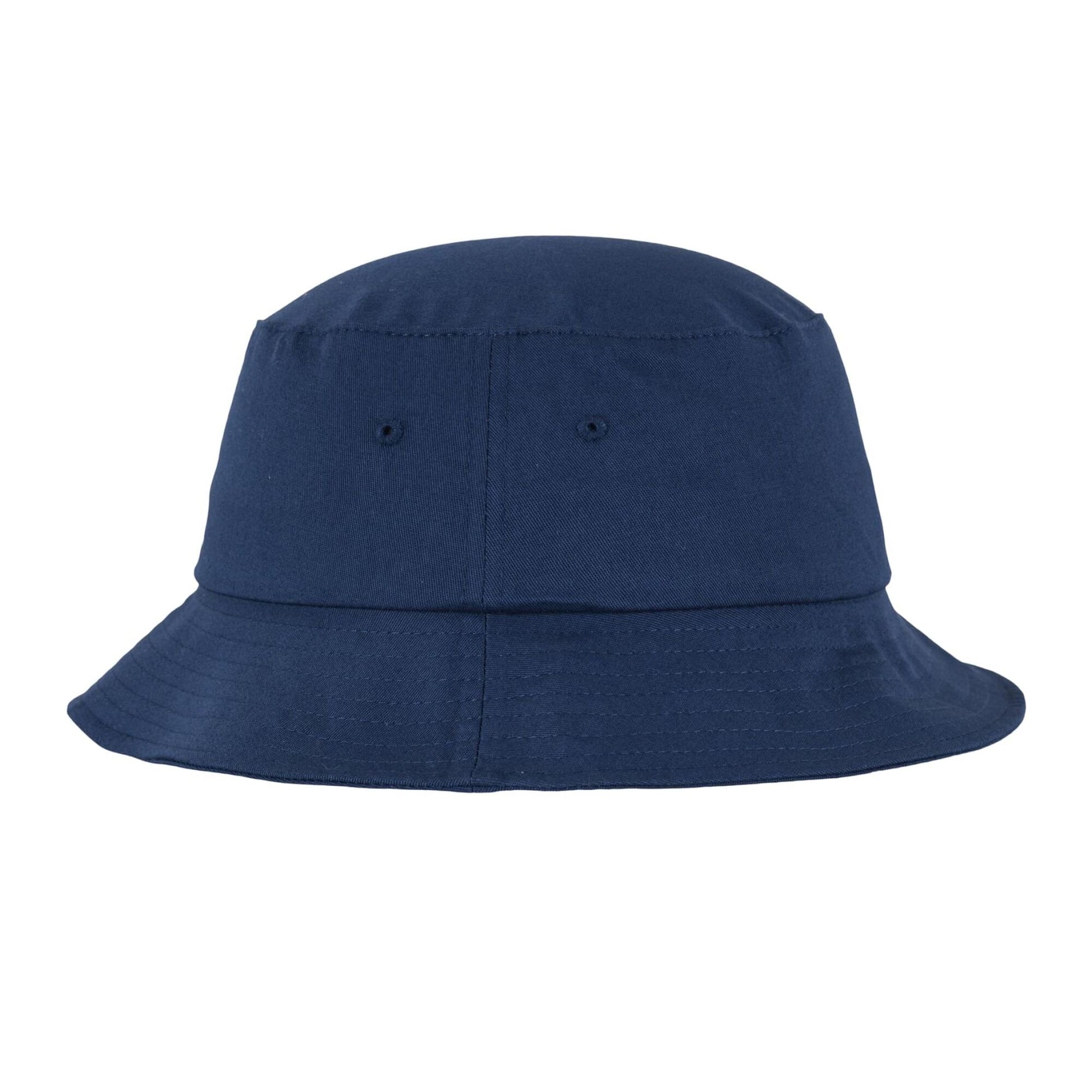 Navy - Back - Flexfit Unisex Adult Cotton Twill Bucket Hat