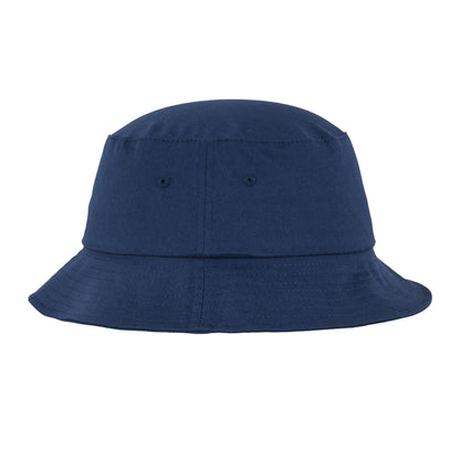 Navy - Back - Flexfit Unisex Adult Cotton Twill Bucket Hat
