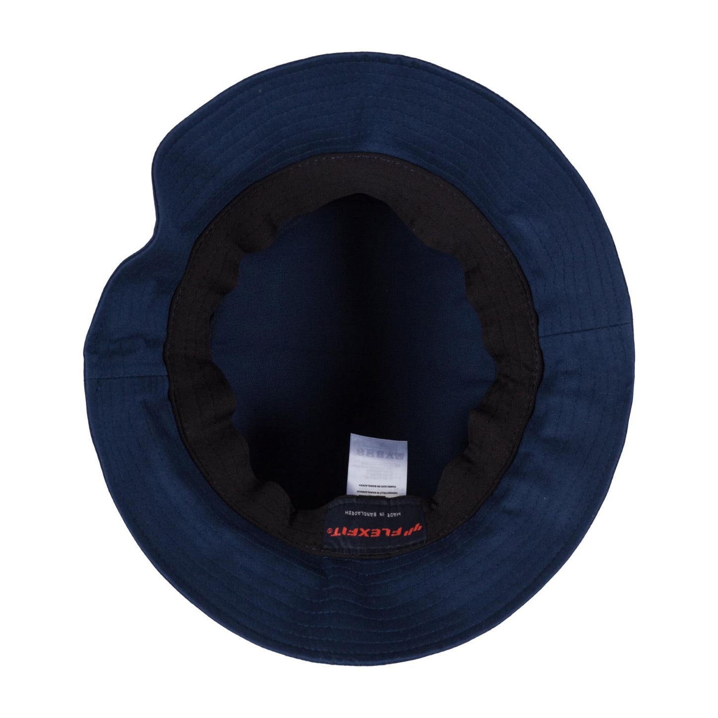 Navy - Side - Flexfit Unisex Adult Cotton Twill Bucket Hat