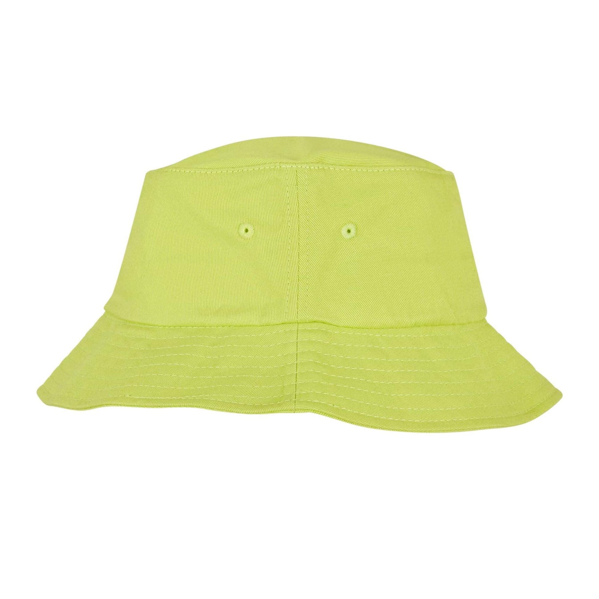 Green Glow - Back - Flexfit Unisex Adult Cotton Twill Bucket Hat