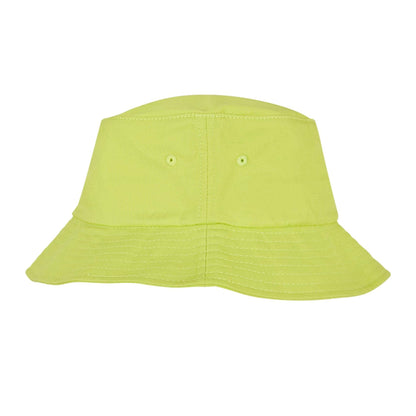 Green Glow - Back - Flexfit Unisex Adult Cotton Twill Bucket Hat