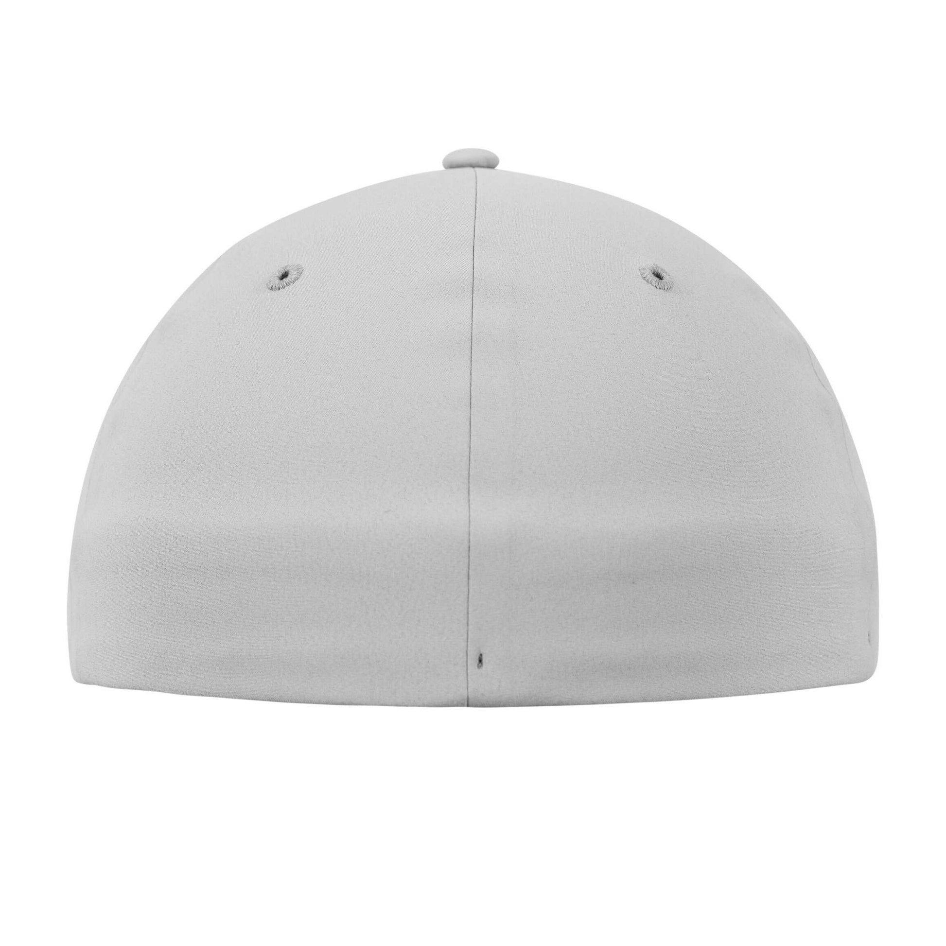 Silver - Back - Flexfit Delta Carbon Cap