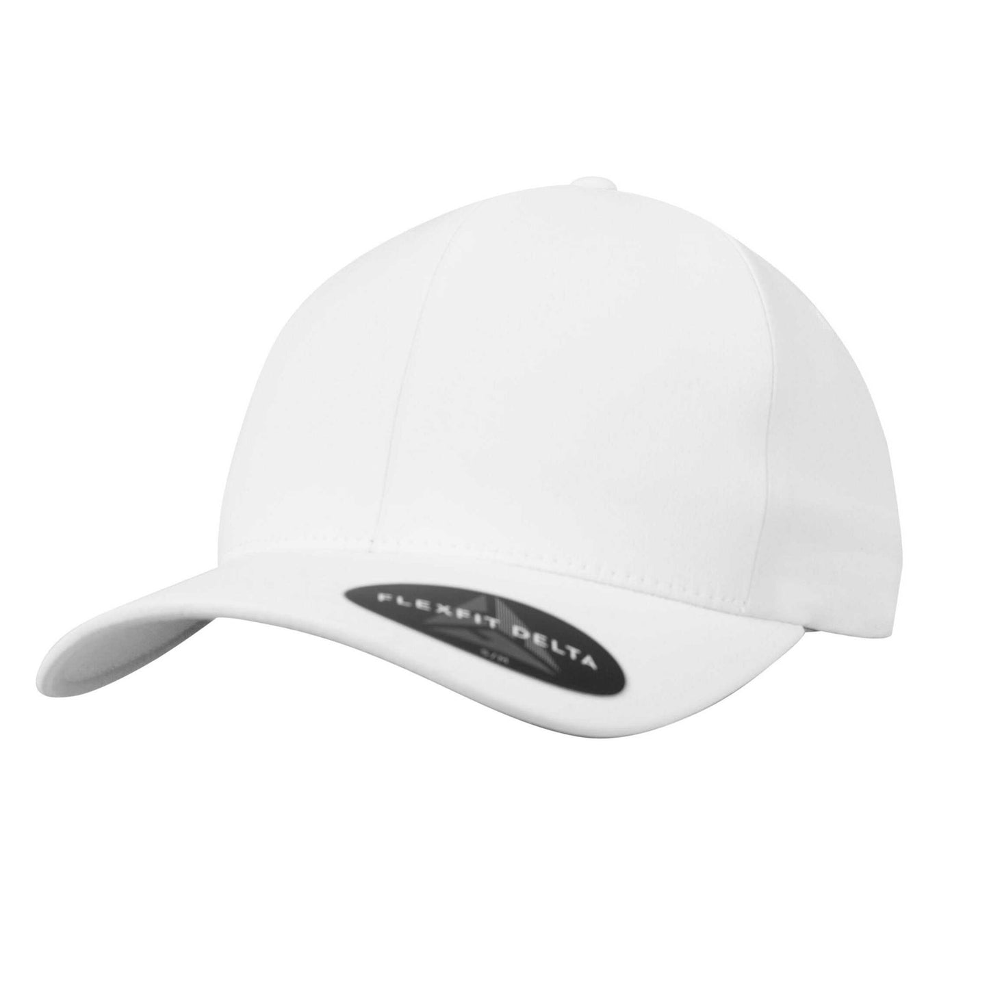 White - Back - Flexfit Delta Carbon Cap
