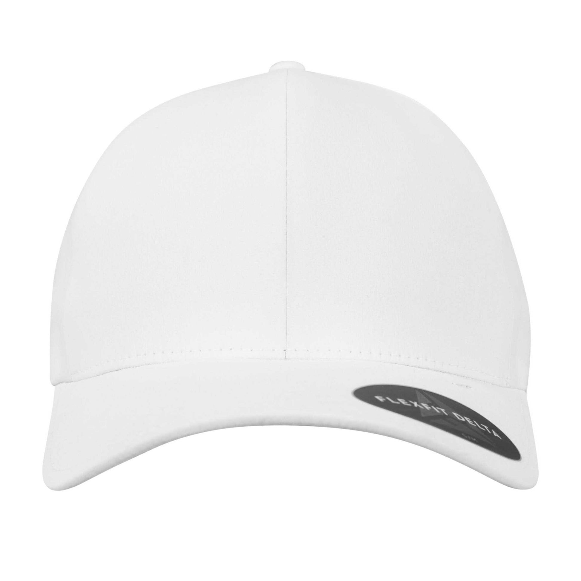 White - Close up - Flexfit Delta Carbon Cap