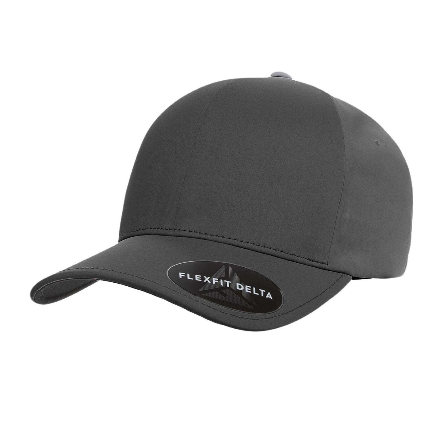 Dark Grey - Front - Flexfit Delta Carbon Cap