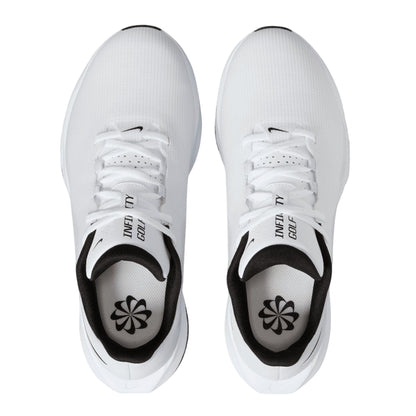 White-Black-Pure Platinum - Pack Shot - Nike Golf Mens Infinity Trainers