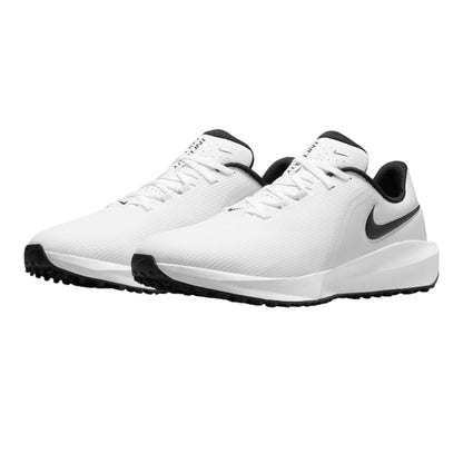 White-Black-Pure Platinum - Front - Nike Golf Mens Infinity Trainers