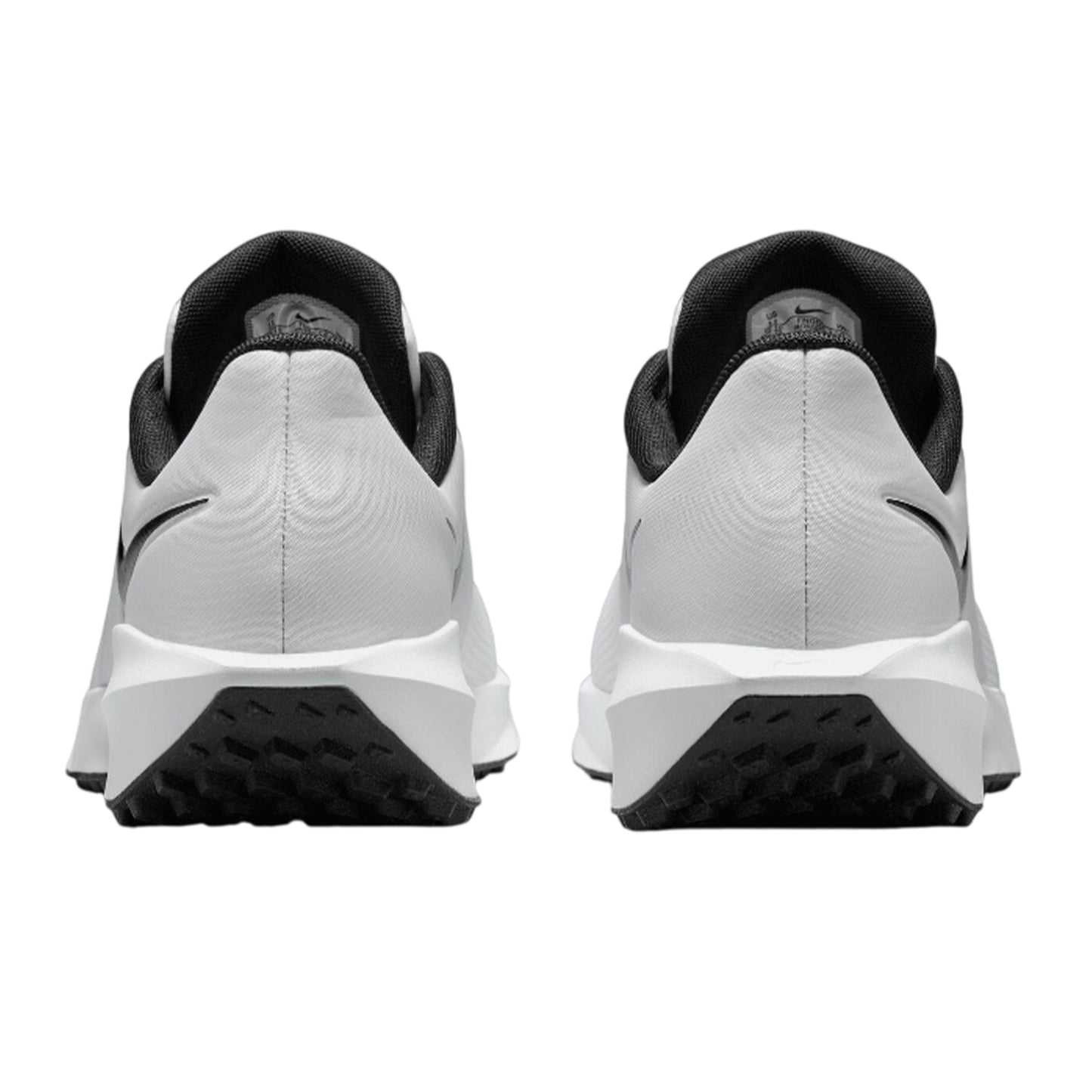White-Black-Pure Platinum - Back - Nike Golf Mens Infinity Trainers