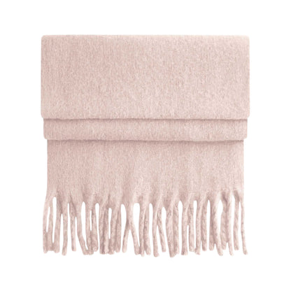 Blush - Front - Beechfield Fluffy Scarf
