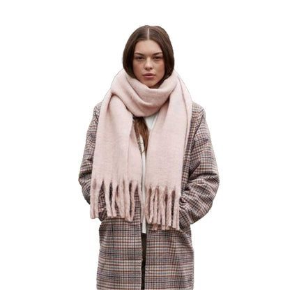 Blush - Back - Beechfield Fluffy Scarf