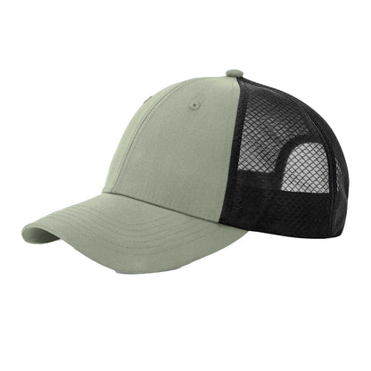 Fresh Green-Black - Side - Beechfield Unisex Adult Technical Mesh Trucker Cap