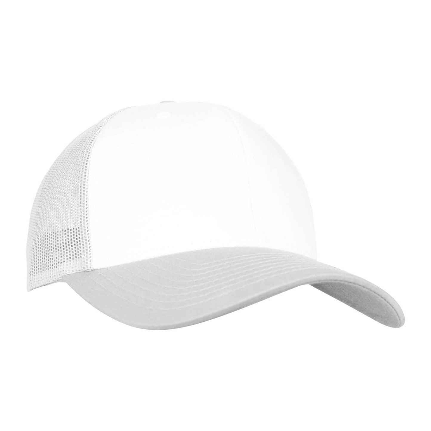 Silver-White - Lifestyle - Flexfit Unisex Adult Retro Colour Block Trucker Cap