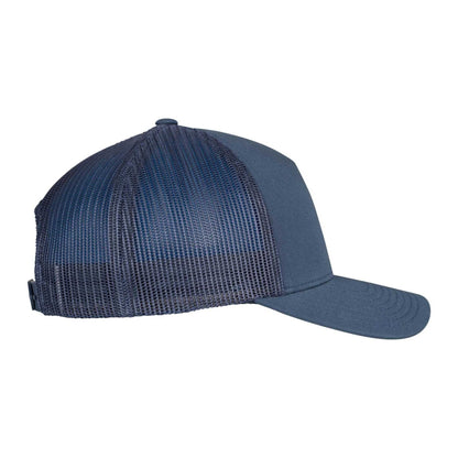Navy - Lifestyle - Flexfit Unisex Adult Retro 5 Panel Trucker Cap