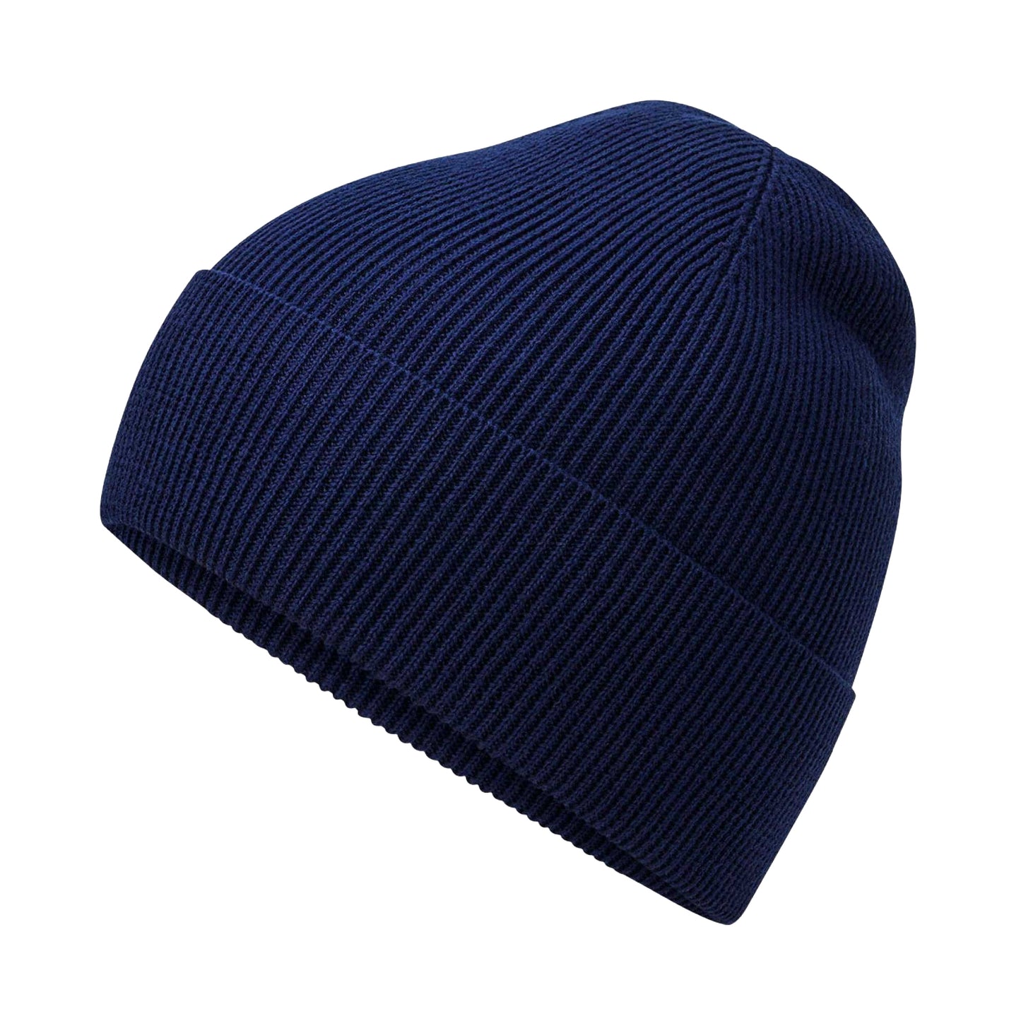 Oxford Navy - Back - Beechfield Unisex Adult Fine Knit Organic Beanie