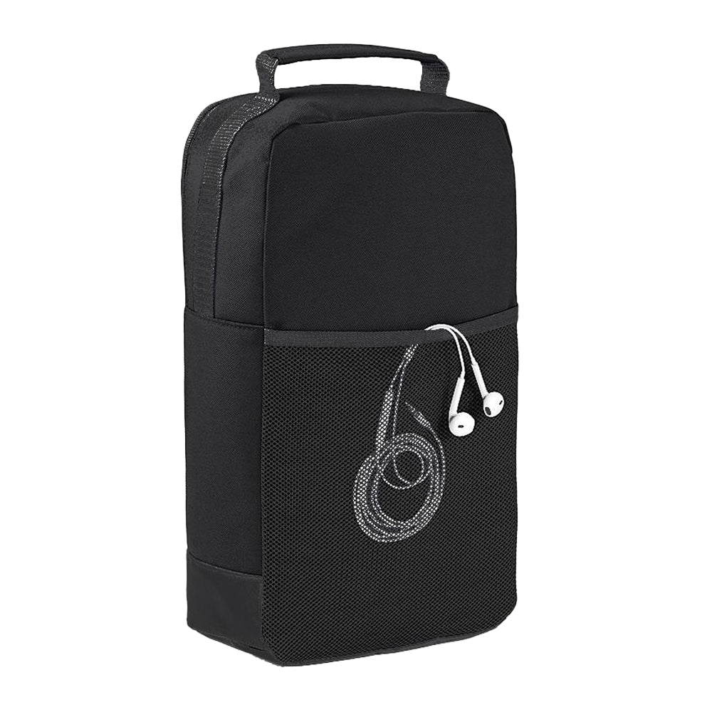 Black - Back - Bagbase Athleisure Accessory Bag