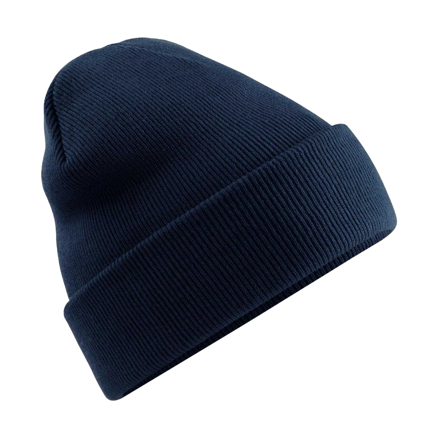 French Navy - Front - Beechfield Original Cuffed Polylana Beanie