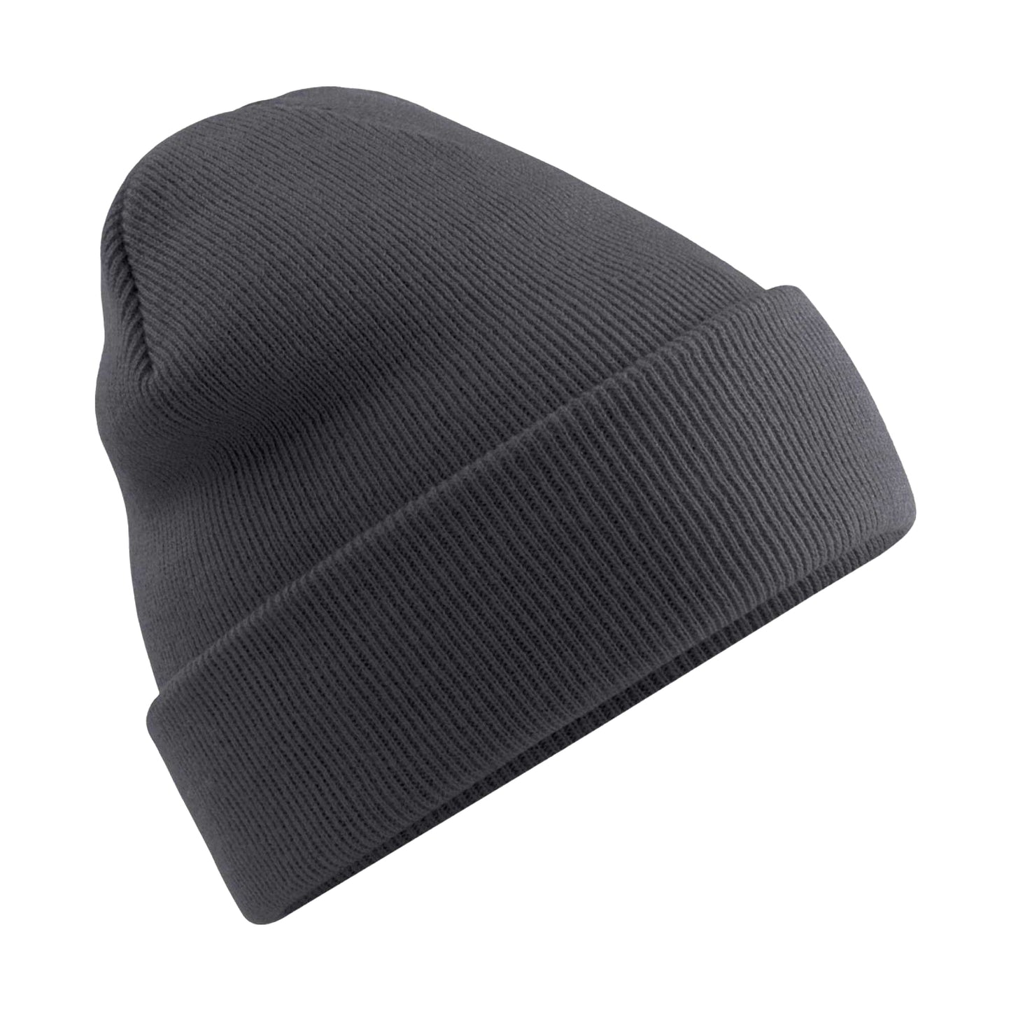 Graphite - Front - Beechfield Original Cuffed Polylana Beanie