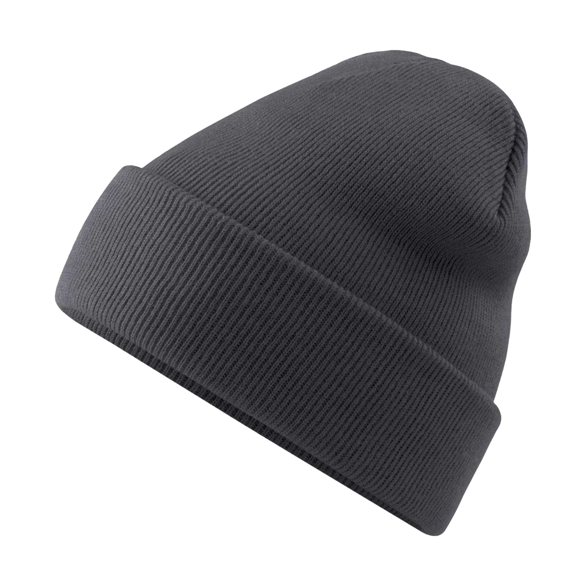 Graphite - Back - Beechfield Original Cuffed Polylana Beanie
