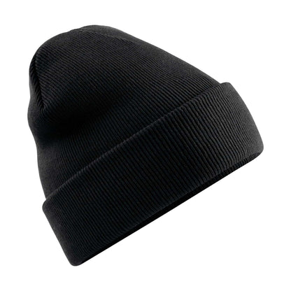 Black - Front - Beechfield Original Cuffed Polylana Beanie