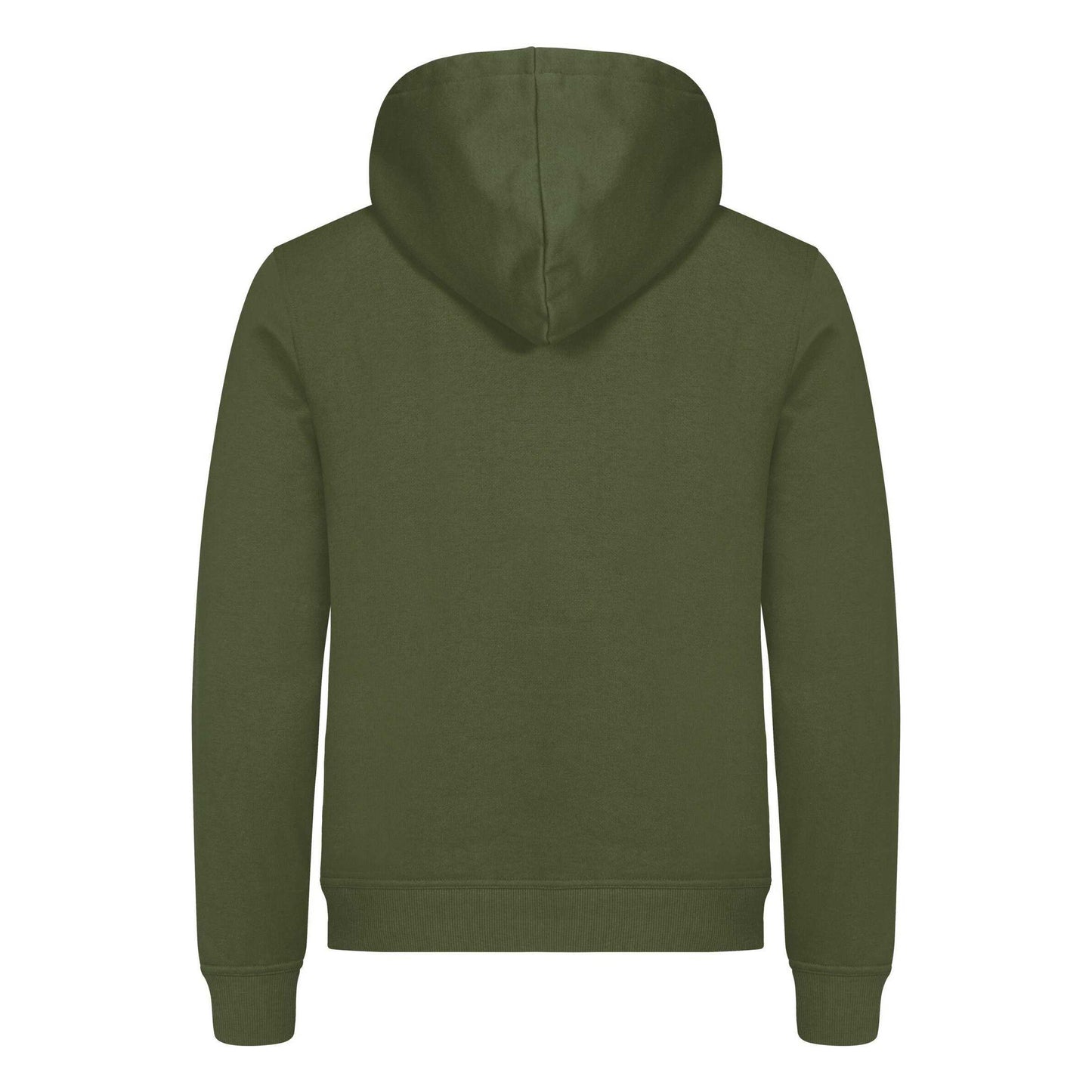 Army Green - Back - Clique Unisex Adult Miami Hoodie
