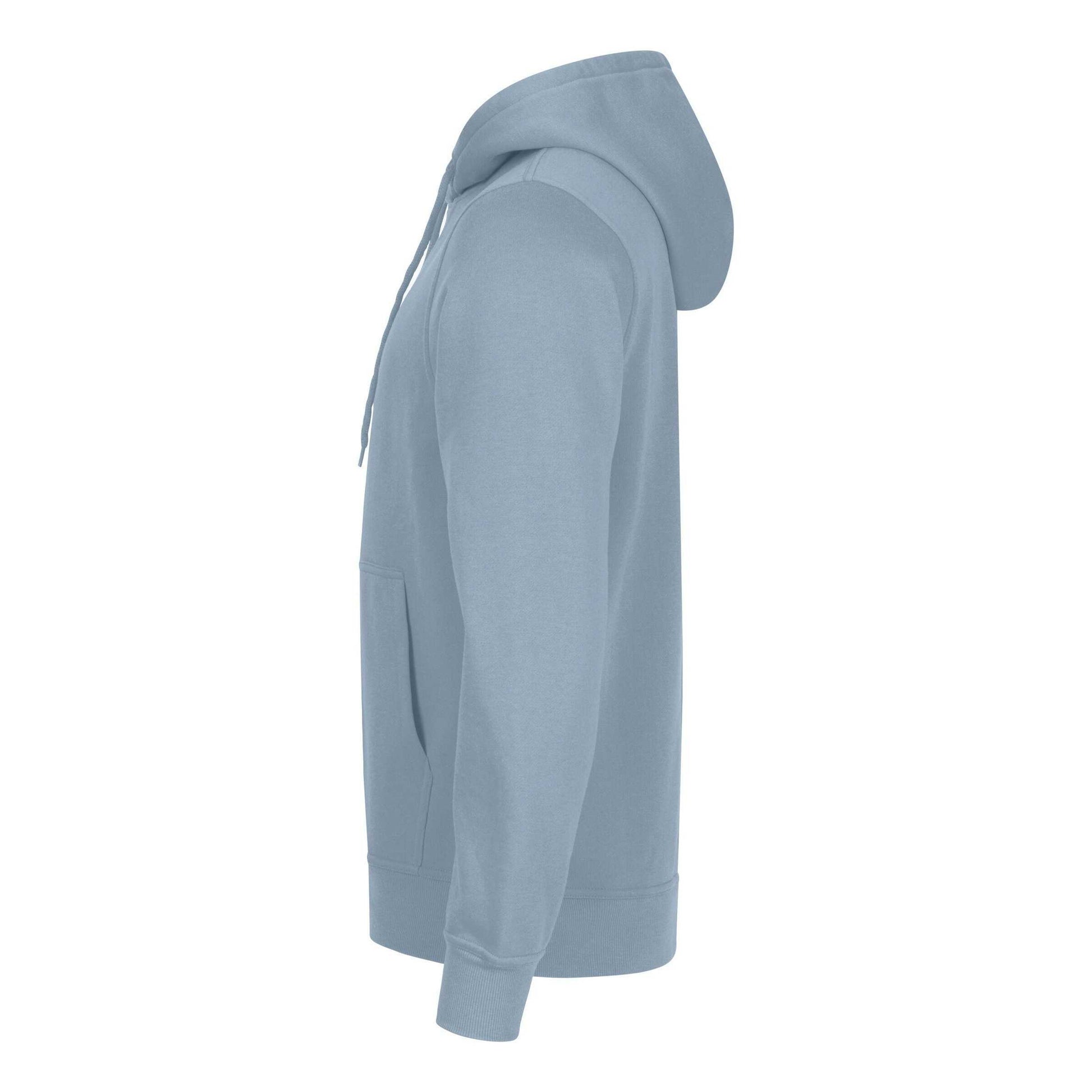 Soft Blue - Side - Clique Unisex Adult Miami Hoodie