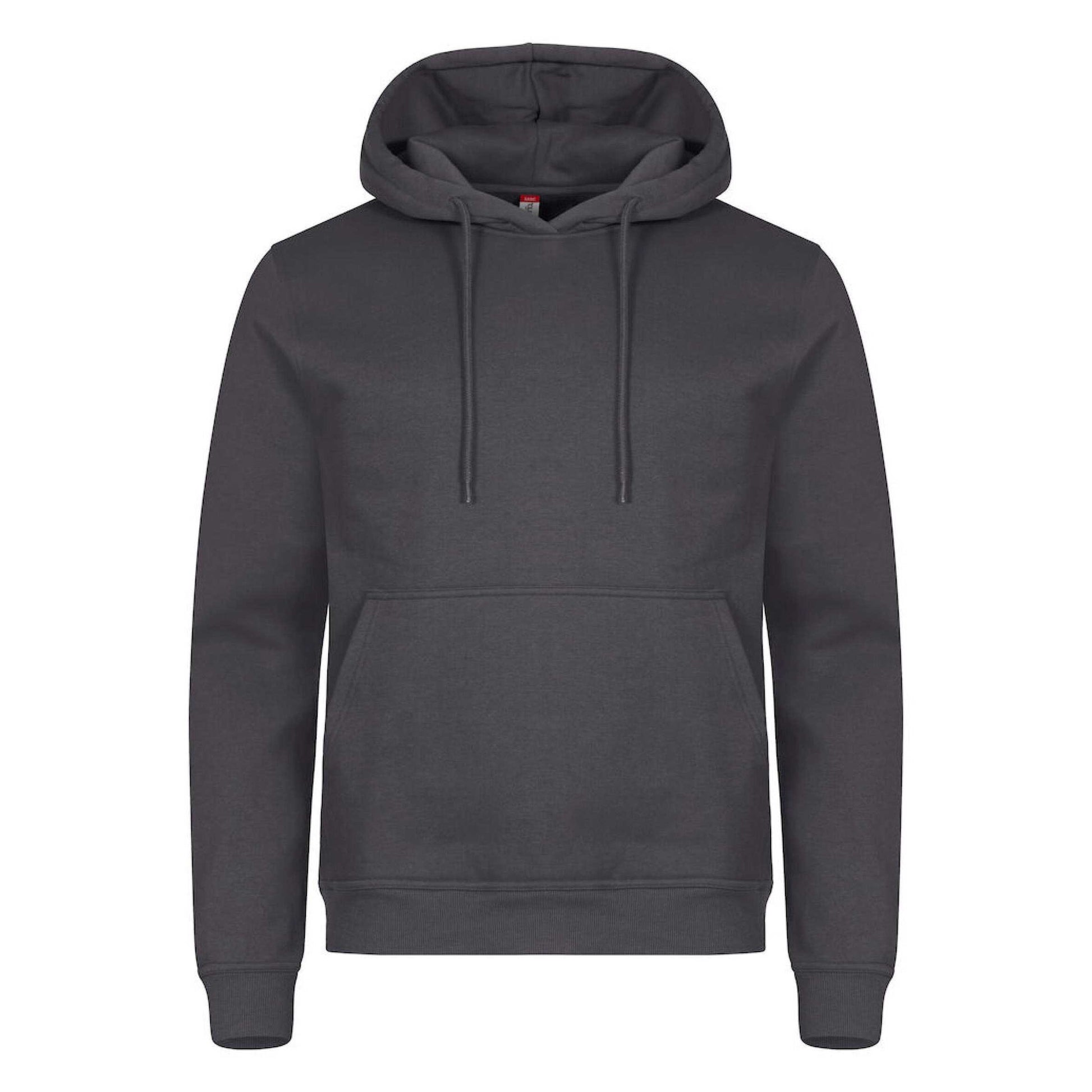 Metal Grey - Front - Clique Unisex Adult Miami Hoodie