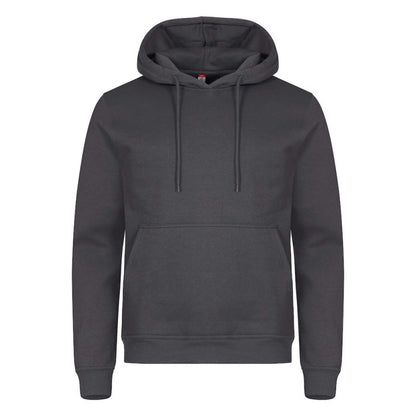 Metal Grey - Front - Clique Unisex Adult Miami Hoodie